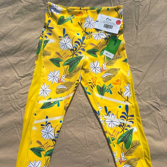 Floral Reflective Light n Tight Hi-Rise 7/8 24” - Picture 1 of 5